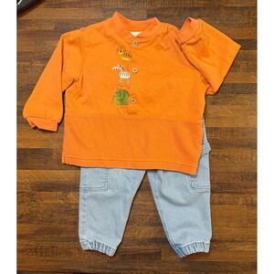 Vintage boys lot.  Buster Brown shirt & Garanimals  jeans sz 18/24 months